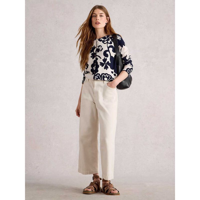 White Stuff Lulu Print Cardi image number 3